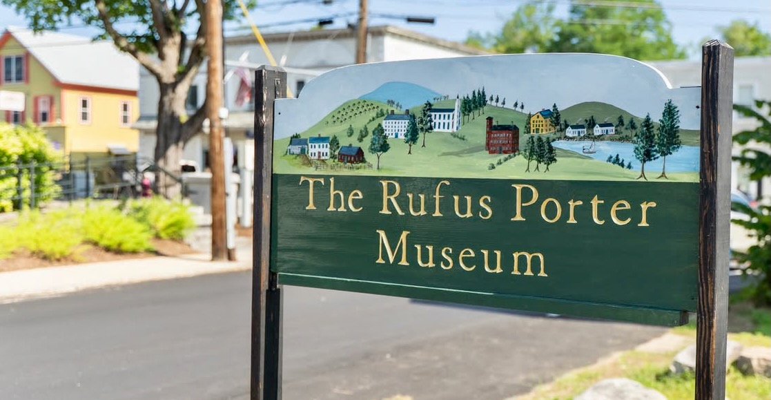 Rufus Porter Museum sign