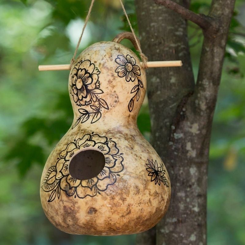 Gourd birdhouses